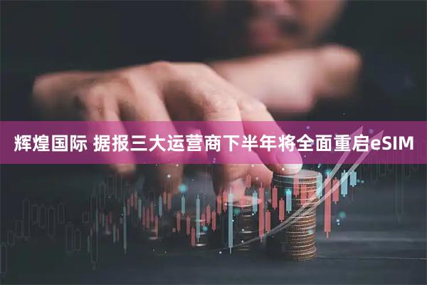 辉煌国际 据报三大运营商下半年将全面重启eSIM